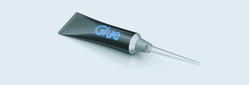 A bottle of glue